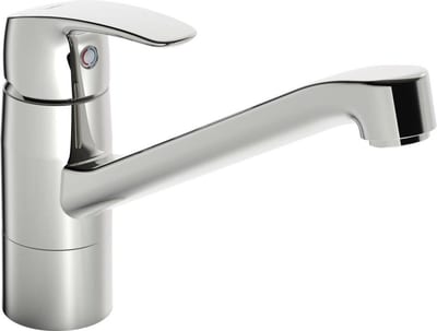 Oras Safira Kitchen faucet - 1 handles, Chrome-plated, 213mm, J-spout, Without, Low, No
