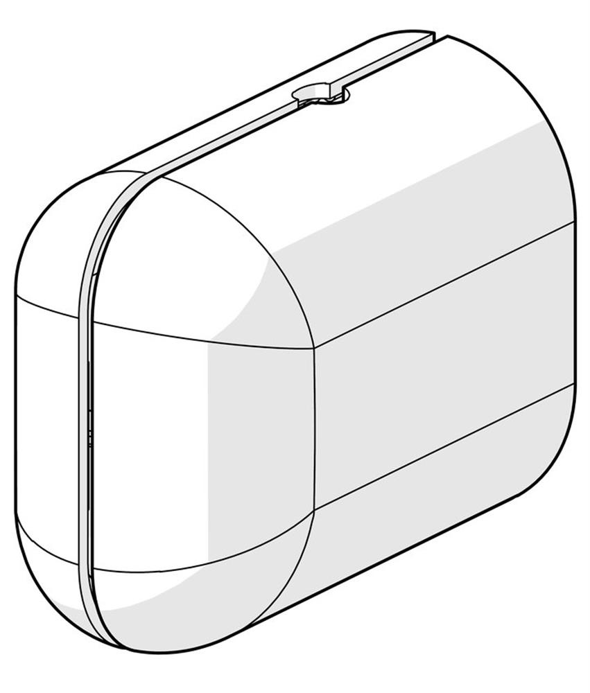Oras Sensiva Cover Cap left/right - Chrome-plated