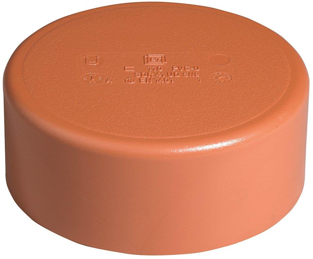 Ostendorf End Socket (Double Socket) PVC-U, Ø110 mm (220630-03)
