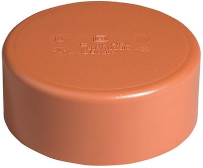 Ostendorf End Socket (Double Socket) PVC-U, Ø110 mm