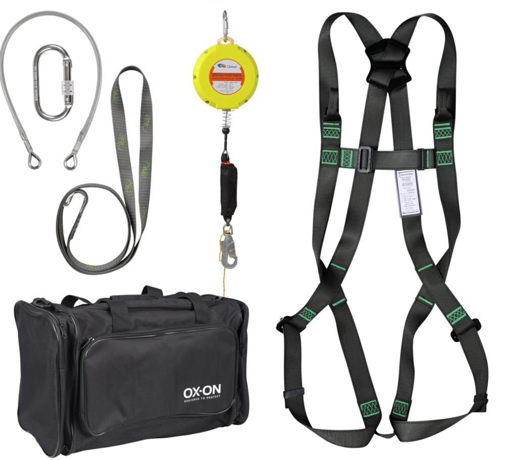OX-ON Basic Fall arrest kit - L/XL, EN354, EN360, EN361, EN362, EN366, EN566, EN795