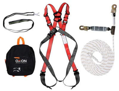 OX-ON Comfort Fall arrest kit - S/M, EN353-2, EN354, EN361 EN566, EN795-B