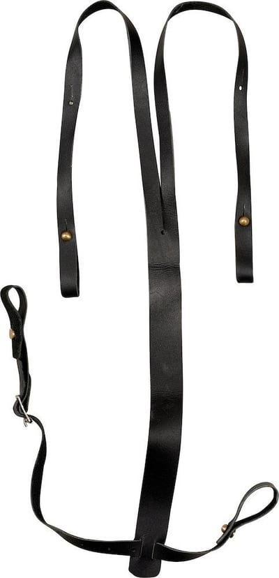 OX-ON Comfort Leather Apron Brown Ox Hide