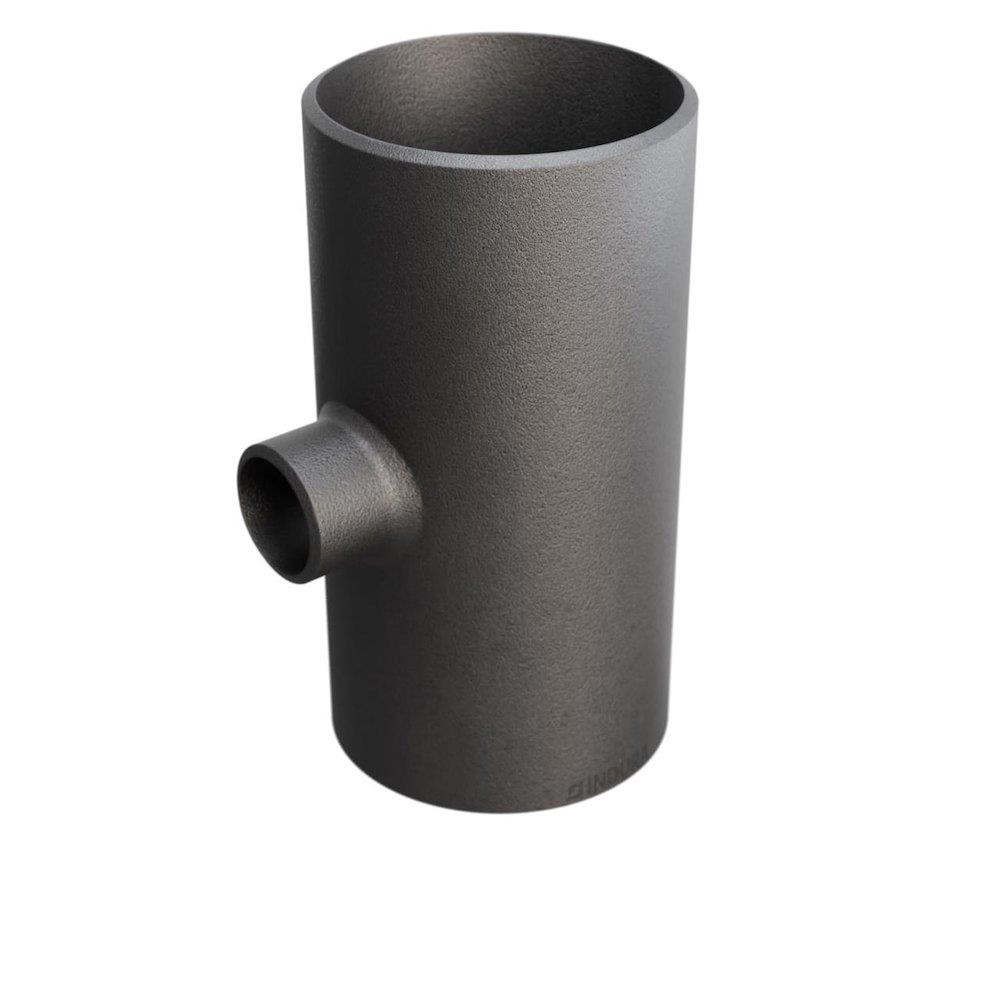 P235GH Weld Tee Reduced - 88.9mm, 88.9mm, 33.7mm, 3,2mm