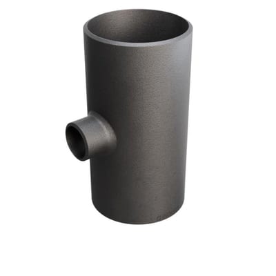 P235GH Weld Tee Reduced - 88.9mm, 88.9mm, 33.7mm, 3,2mm