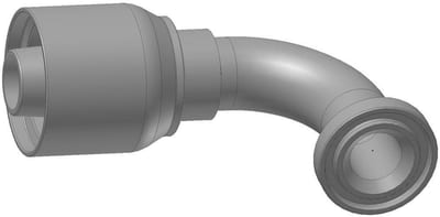 Parker 11970 Crimp Fitting steel chromated - 3/4", 1", 3000psi, 70, 90°, Parker 371LT, Parker 372, Parker 372RH, Parker 372TC, Parker 701