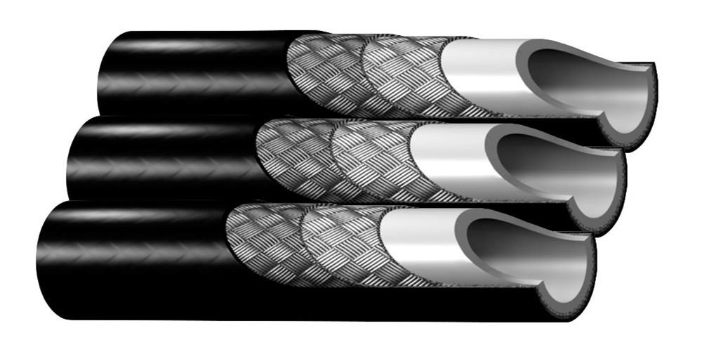 Parker 590TJ Hydraulic hose triple 590TJ polyester/polyurethane - 9.5mm, 276bar, 56, 6