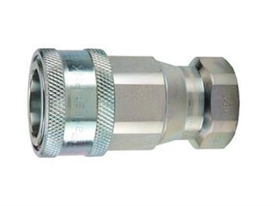 Parker 6600 Quick Coupling ISO A steel chromated BSPP socket - 1/2", 13, 280bar