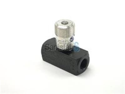 Parker 9N400S Needle valve steel coupling/coupling - 1/4"