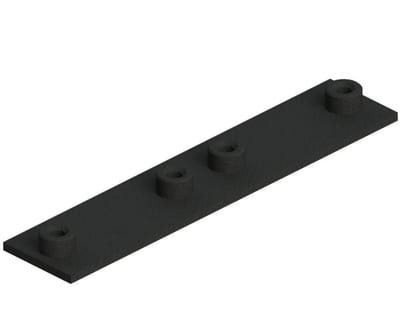 Parker APDA Weld plate double black steel - APD, A4