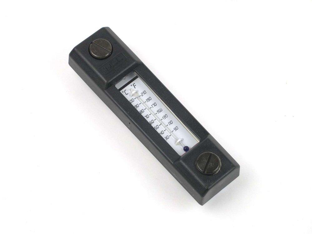 Parker FL69223 Oil sight glass with thermometer - M12 x 175, 161mm