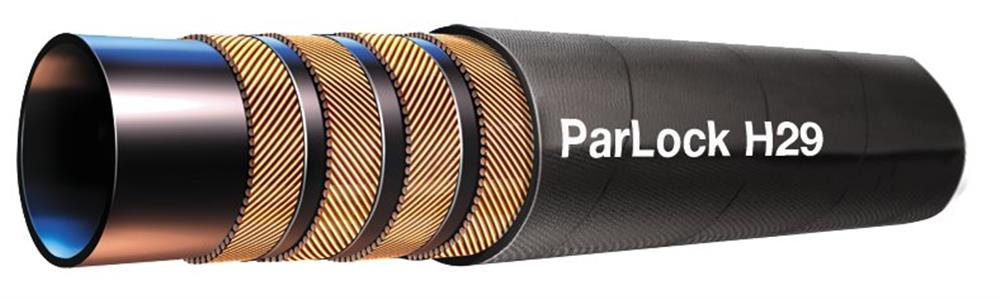Parker H29 Hydraulic hose 4-layer synthetic rubber/steel - 38mm, 1 1/2", 24, 310bar, V4