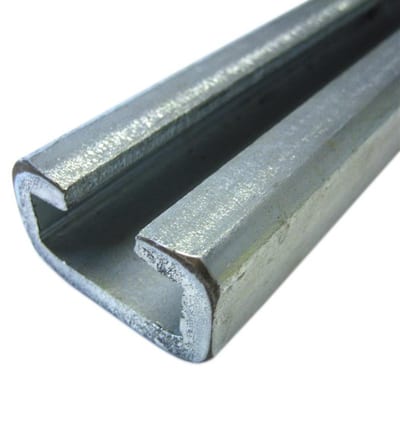 Parker Hanging Rail TS14A/B galvanized - 28mm, 14mm, 2000mm, Light A/B