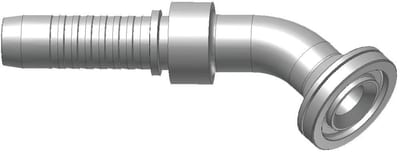 Parker K6FV4 Crimp Fitting flange steel chromated - 1 1/2", 1 1/2", 6000psi, V4, 45°, Parker H29