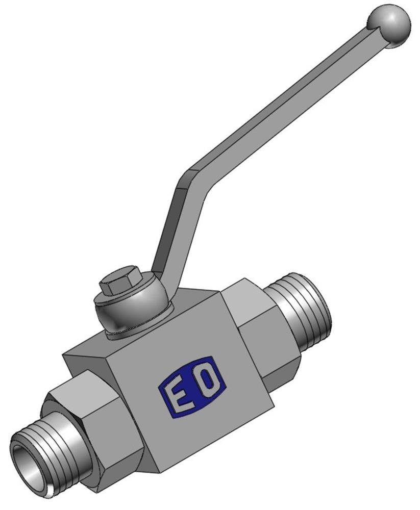 Parker KH Ball Valve steel chromated pipe/pipe light - 10mm
