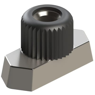 Parker TM-A Mounting nut acid-resistant - 6mm, Light A/B