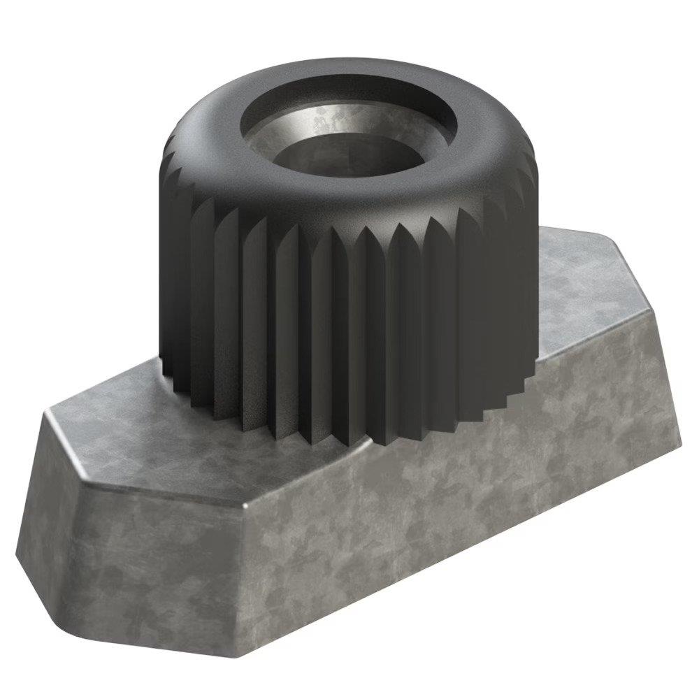 Parker TM-A Mounting nut galvanized steel - 6mm, Light A/B