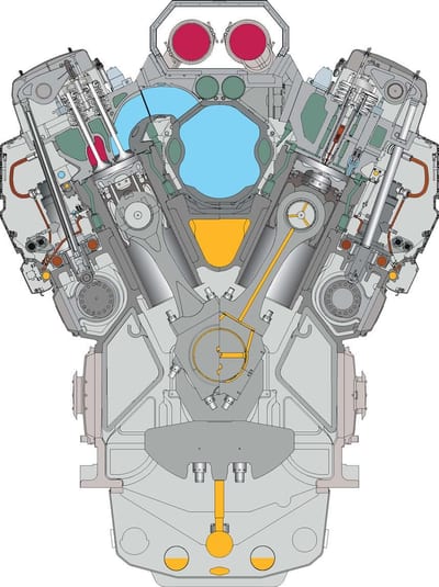 Wartsila 46 piston ring set