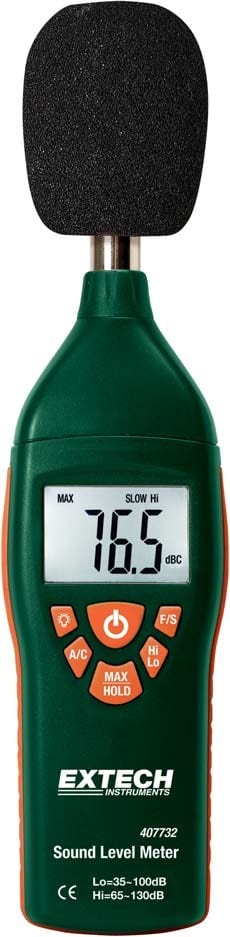 Extech Digital Sound Level Meter TYPE-2 Low/High