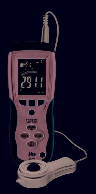 Extech Heavy Duty Datalogging Light Meter