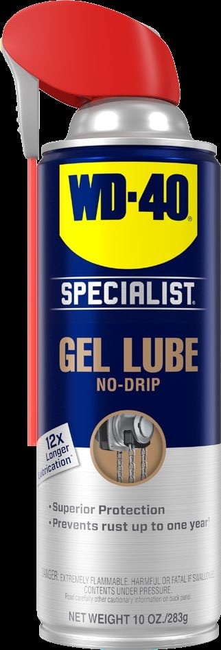 WD-40 Specialist Spray & Stay Gel Lubricant 10OZ