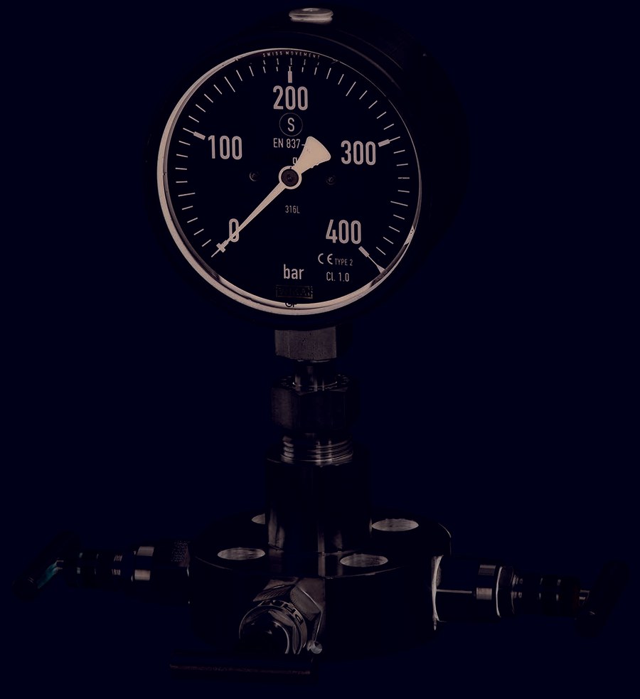 WIKA 262.50 Monel Bourdon gauge 0-25 bar NS100 G1/2 B