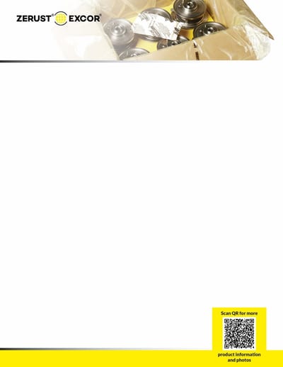 Zerust ActivPak(LS)-35 Flash-Corrosion VCI Sachet, up to 35 ft³ — 375-M-00104, case of 50