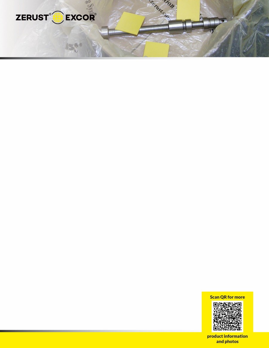 Zerust ICT Plastabs VCI Emitter Tab, 1 in × 1 in — 425-M-00001, case of 1,000