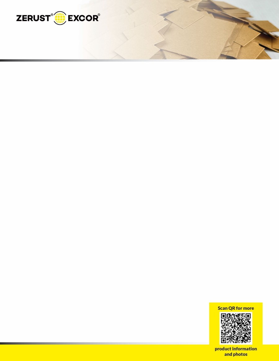 Zerust ICT420-170 Multimetal VCI Chips, 1 in × 1 in — 320-M-00004, bag of 2,500