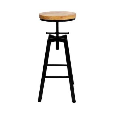 Pela Bar Stool wooden seat