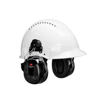 Peltor ProTac III Hearing Protection - Helmet, 31DB, active, alert