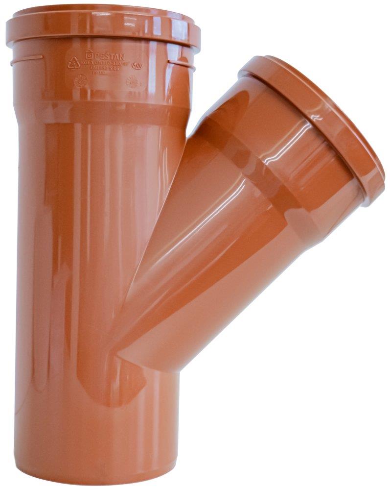 Pestan PP STRONG Branch pipe PP - 110mm, 110mm, 45°