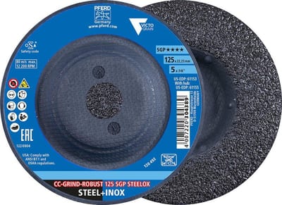 Pferd SGP STEELOX CC-GRIND ROBUST offset - 22.23mm, steel, Stainless steel