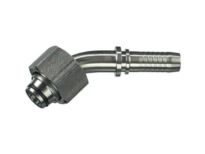 PH DKOL Crimp Fitting metric acid-resistant - 3/8", 12mm, Light, 45°, Parker 301SN, Parker 421SN, Parker 462, Parker 462ST, Parker 492