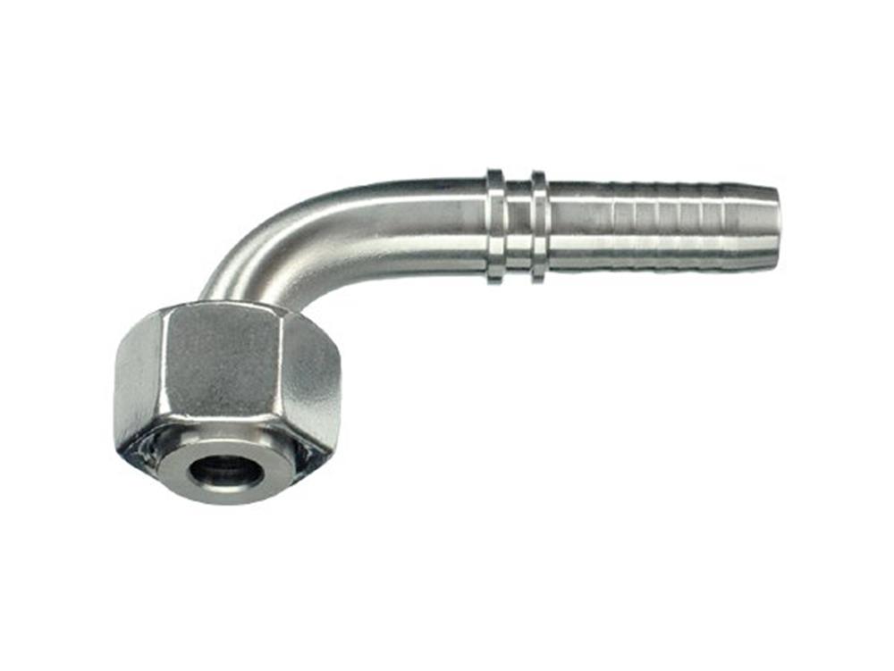 PH DRF Crimp Fitting BSPP acid-resistant - 1/2", 3/4", 90°, Parker 301SN, Parker 421SN, Parker 462, Parker 462ST, Parker 492