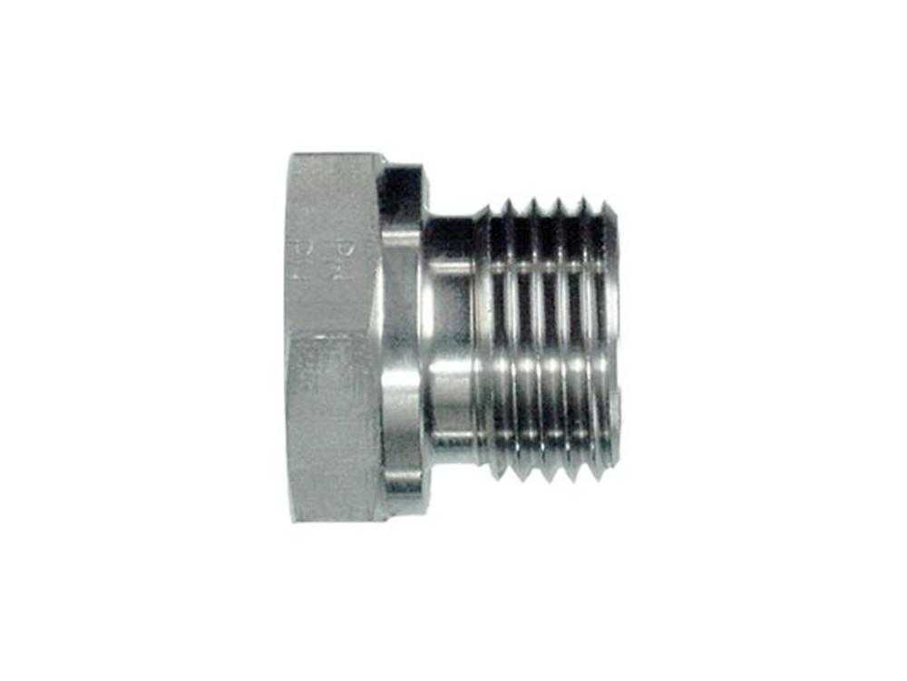 PH End Cap nipple acid-resistant BSPP - 3/8"