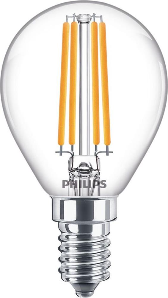 Philips CorePro Filament LED Crown Bulb - E14, 840 - Neutral white, 806LM, 6.5W, 60W, No, E