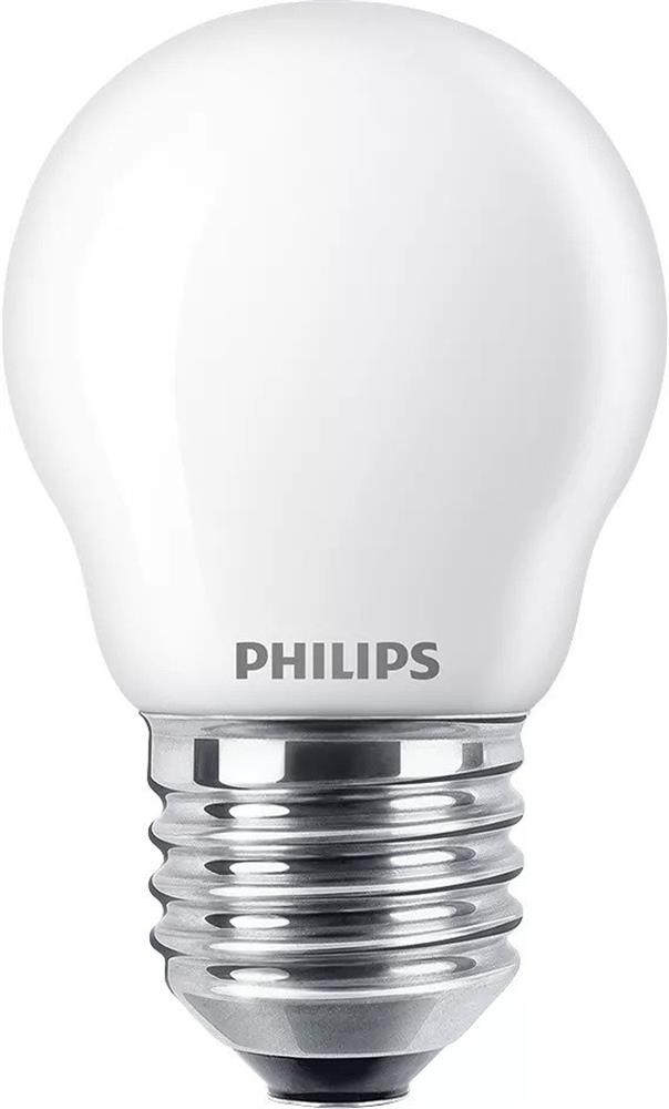 Philips Master Value LED Crown Bulb - E27, 827 - Warm white, 470LM, 3.4W, 40W, Yes, D