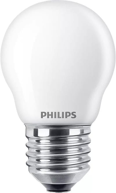 Philips Master Value LED Crown Bulb - E27, 827 - Warm white, 470LM, 3.4W, 40W, Yes, D