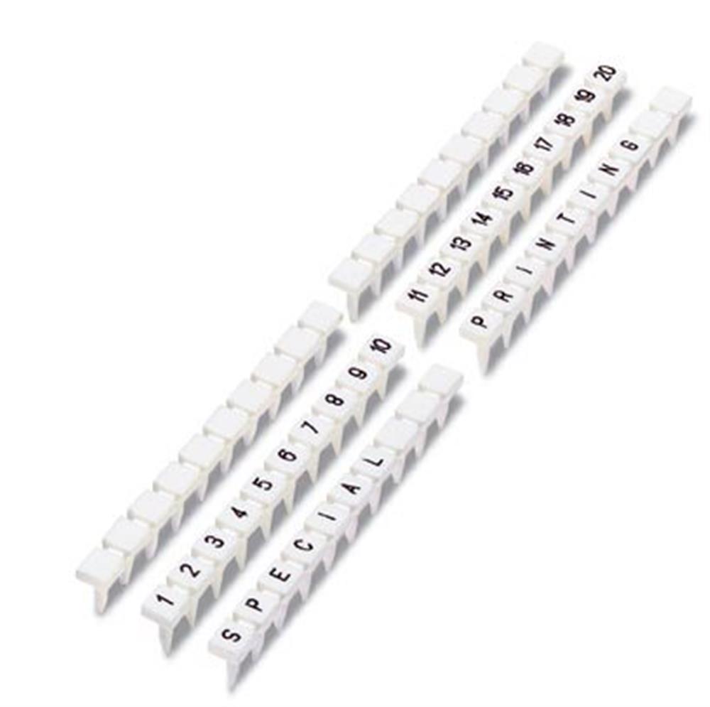 Phoenix BNB-ZB LGS Label strip - 61 - 70, 5.2mm, white