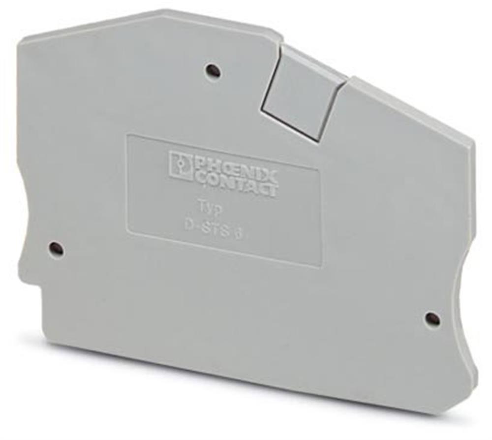 Phoenix D-STS 6 End plate - 6 mm², grey