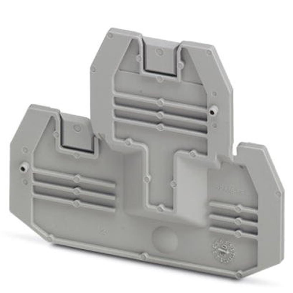 Phoenix D-UTTB 2,5/4 End plate - 2.5 mm², grey