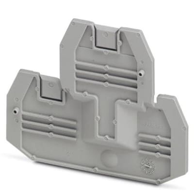 Phoenix D-UTTB 2,5/4 End plate - 2.5 mm², grey