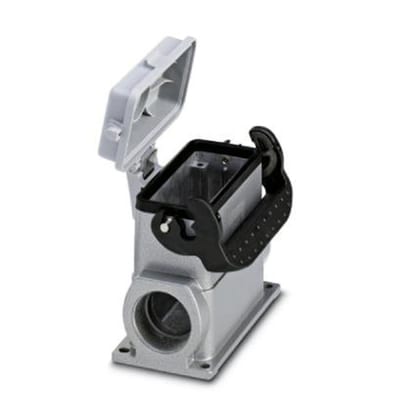 Phoenix HC-STA-B10-SLWSC-2SSM25-ELC-AL Surface-mount housing Seawater resistant - B10, Aluminium, grey, 2 x M25