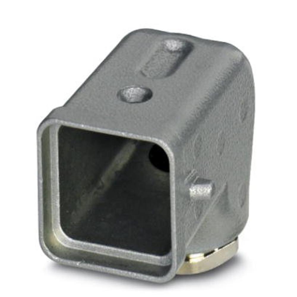 Phoenix HC-STA-D07-HHFS-1STP11-EL-AL Plug housing Seawater-resistant - D07, Aluminium, grey, 1 x PG11