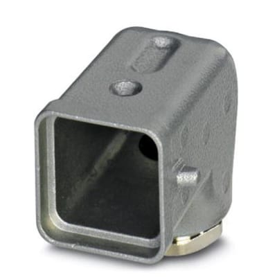 Phoenix HC-STA-D07-HHFS-1STP11-EL-AL Plug housing Seawater-resistant - D07, Aluminium, grey, 1 x PG11
