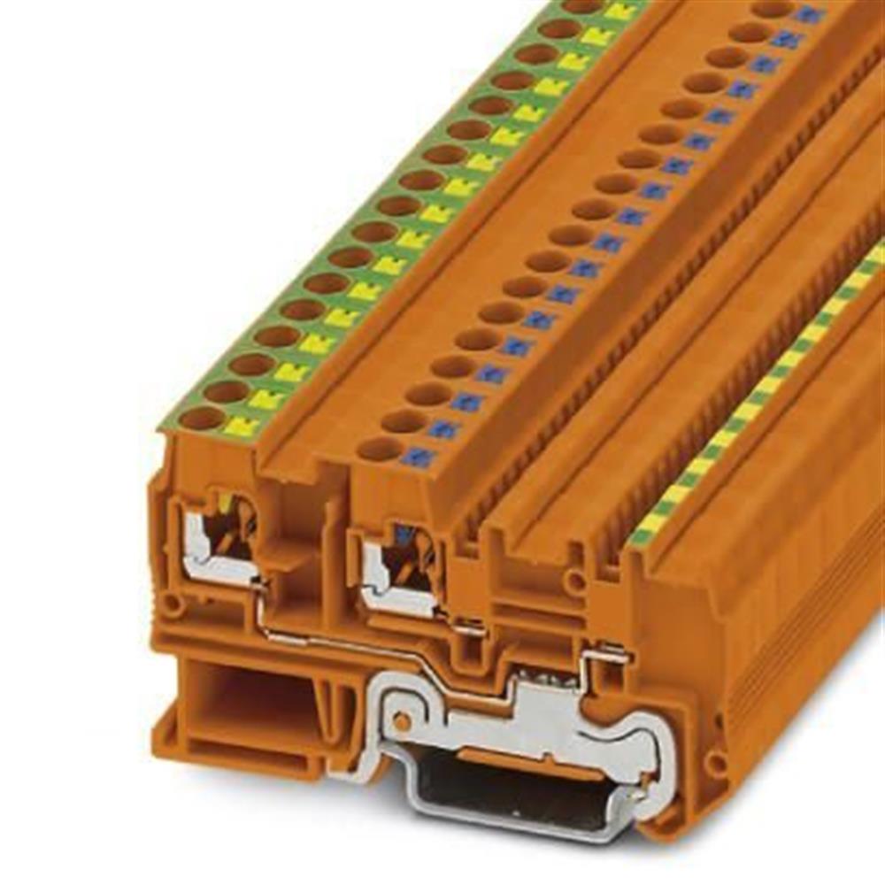 Phoenix Contact PTIO-IN 2.5-3-PE Actuator Terminal Orange 2.5mm² Push-In 2-Way