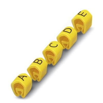 Phoenix SD-WMS 5 Wire markers - 9, 4.2mm, yellow