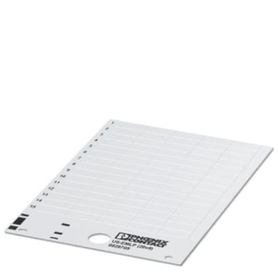 Phoenix US-EMLP Nameplate - 11 x 9mm, white