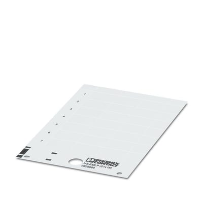 Phoenix US-EMLP Nameplate - 27 x 18mm, white